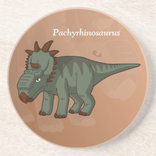 Pachyrhinosaurus Dinosaurier Sandstein Untersetzer