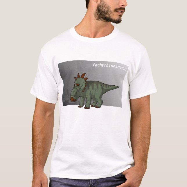 Pachyrhinosaurus Dinosaurier T-Shirt (Vorderseite)
