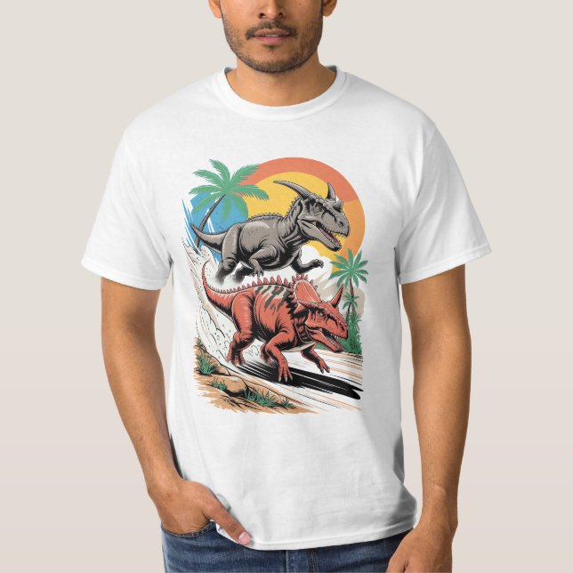 Pachyrhinosaurus durch einen Carnotaurus T-Shirt (Vorderseite)