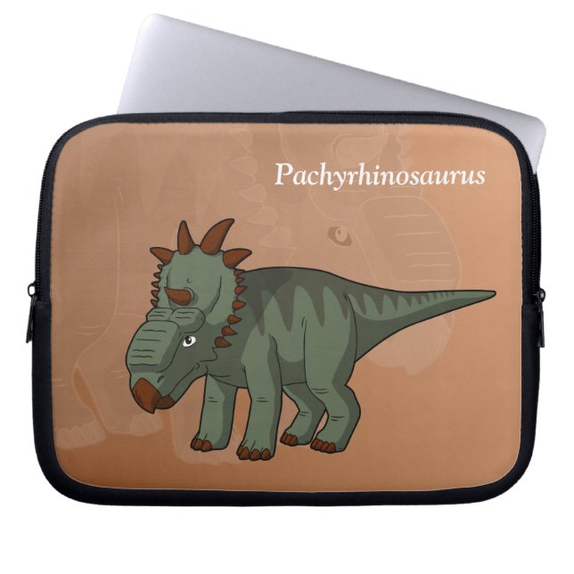 Pachyrhinosaurus Laptopschutzhülle (Vorderseite)
