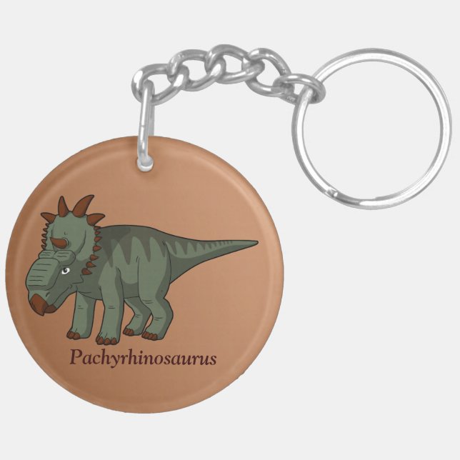 Pachyrhinosaurus Schlüsselanhänger (Rückseite komplett)