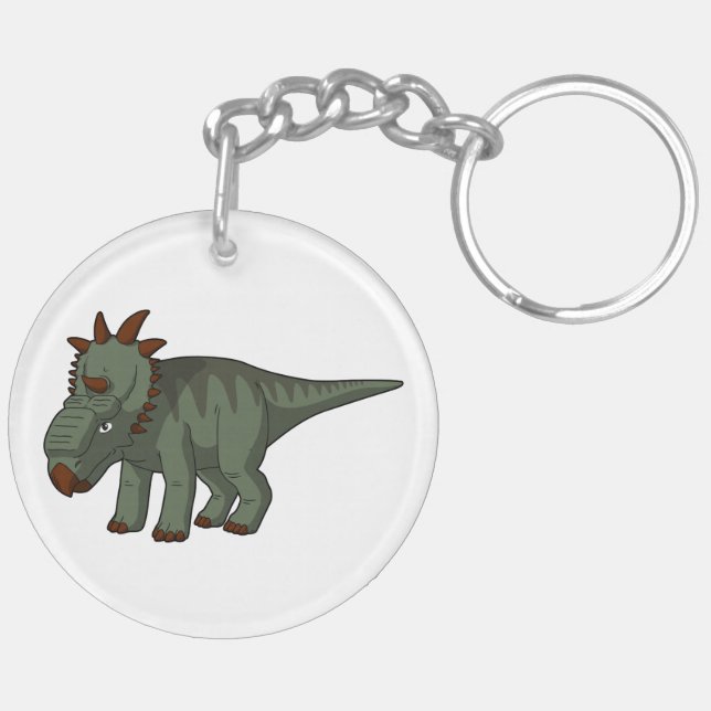 Pachyrhinosaurus Schlüsselanhänger (Rückseite komplett)