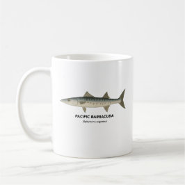 Pacific Barracuda - Meerestiere in Kalifornien Kaffeetasse