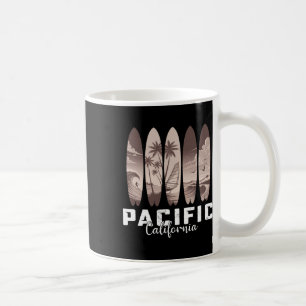 Pacific Beach Kalifornien Surfbrett Männer Frauen  Kaffeetasse
