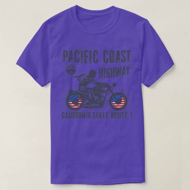 Pacific Coast Highway Biker T-Shirt (Design vorne)