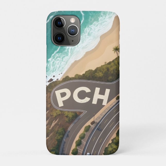 Pacific Coast Highway Luftreise-Kunst Case-Mate iPhone Hülle (Rückseite)