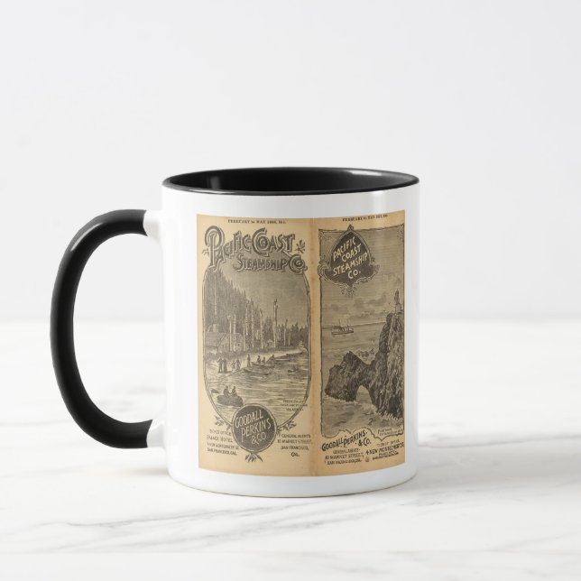 Pacific Coast Steamship Company 2 Tasse (Links)