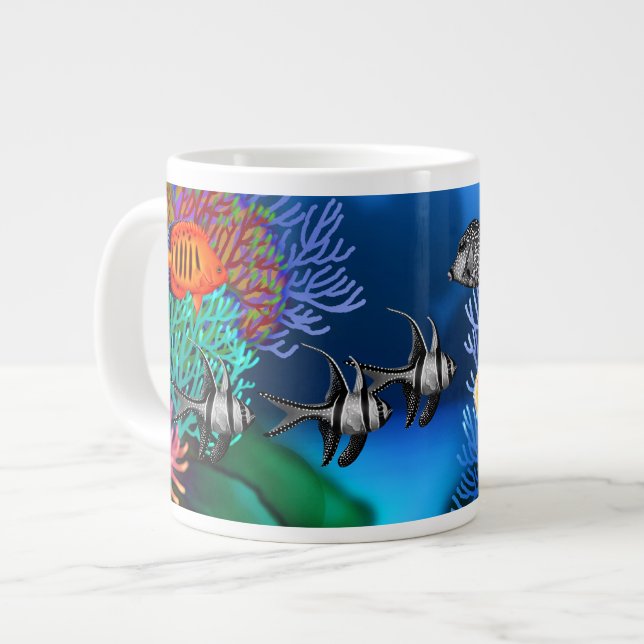 Pacific Coral Reef Fish Specialty Tasse (Vorderseite Links)