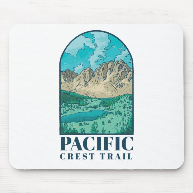 Pacific Crest Trail Art Mousepad (Vorne)