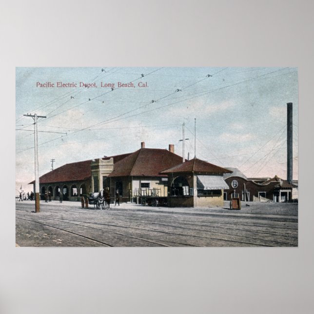 Pacific Electric Railway Depot Poster (Vorne)