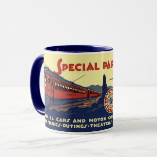 Pacific Electric Special Cars und Verkehr Tasse
