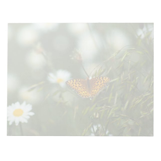 Pacific Fritillary Butterfly Notizblock (Vorderseite)