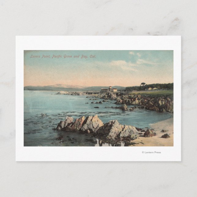 Pacific Grove, CA - Lovers Point, Pazifik Postkarte (Vorderseite)