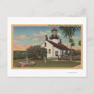 Pacific Grove, CA - Point Pinos Light House View Postkarte