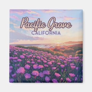 Pacific Grove California Monterey Magie Lila Magnet