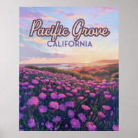 Pacific Grove California Monterey Magie Lila