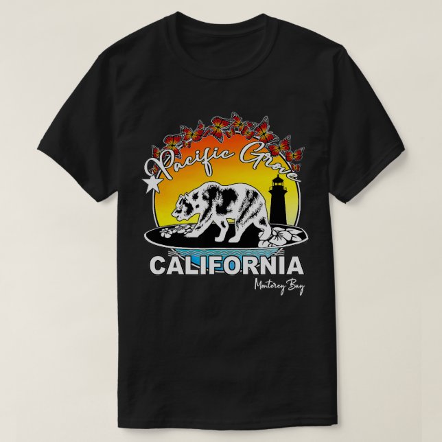 Pacific Grove California MontereyBay Souvenir T-Shirt (Design vorne)