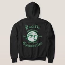Pacific Gymnastics Black Zip Hoodie