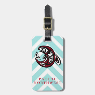 Pacific Northwest Native American Orca Souvenir Gepäckanhänger