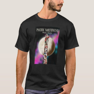 Pacific Northwest Travel Poster T-Shirt