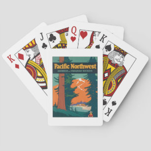 Pacific Northwest Vintage Spielkarten