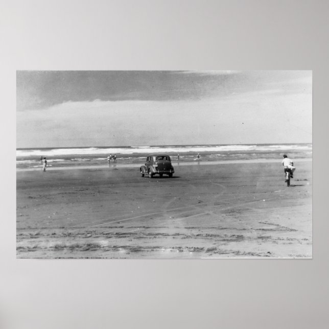 Pacific Ocean Beach Scene Foto Poster (Vorne)