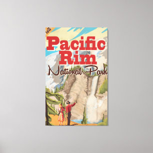 Pacific Rim Kanada Nationalpark Urlaubsposter Leinwanddruck