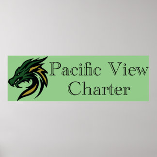 Pacific View Charter Großplakat Poster