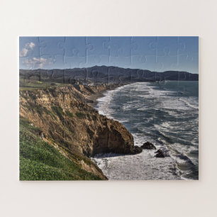 Pacifica Coast Beach Mussel Rock California Puzzle