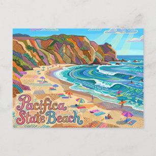 Pacifica State Beach Kalifornien Postkarte