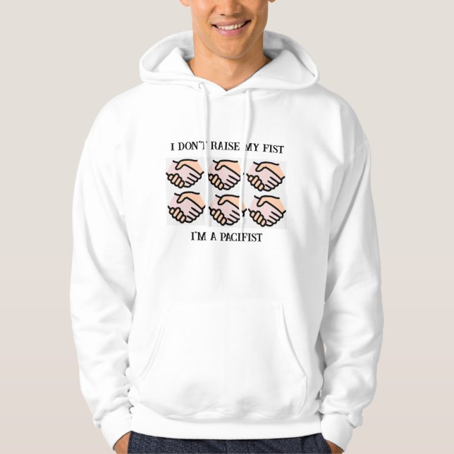 Pacifist Mennonite Hoodie (Vorderseite)