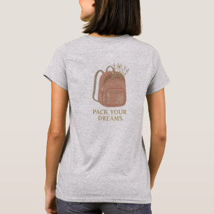 Pack Deine Träume – Boho-Rucksack-Design T-Shirt