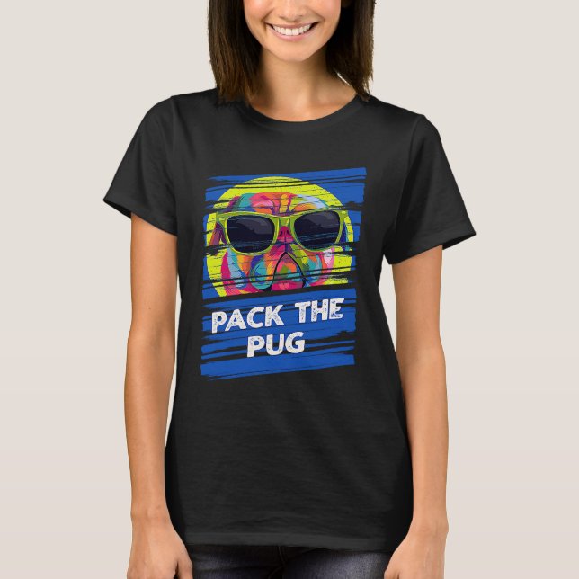 Pack den Mops  Tierwitz Humor Tier Meme T-Shirt (Vorderseite)