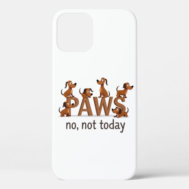Pack mit Pfoten: Fun Dog Squad - "Nein, nicht heut Case-Mate iPhone Hülle (Rückseite)
