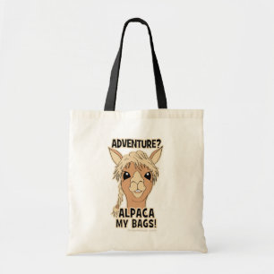 Pack My Bags Funny Alpaca Llama Tragetasche