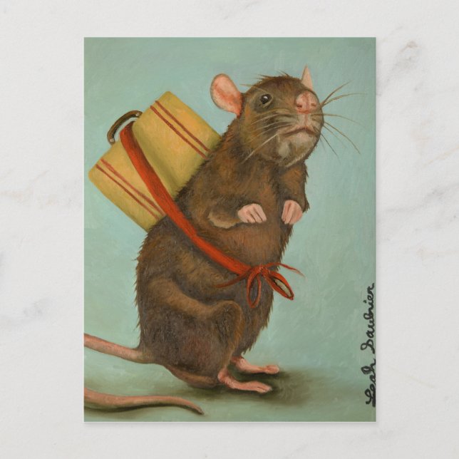 Pack Rat Postkarte (Vorderseite)