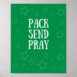 Pack Senden Sie uns ein grünes Poster