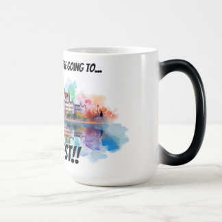 Pack your bags Budapest Verwandlungstasse