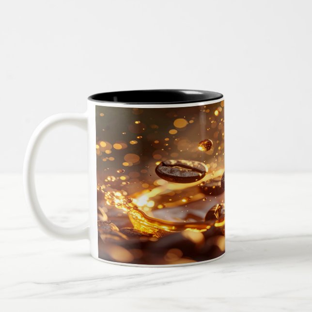 packaging, café banners, stock video thumbnails. zweifarbige tasse (Links)