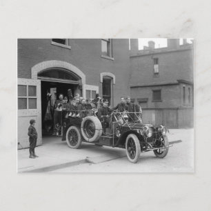 Packard-Feuerwehr, 1911 Postkarte