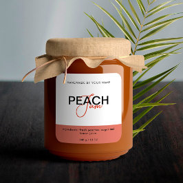 Packen mit Aufklebern für das Etikett von Jam Quadratischer Aufkleber