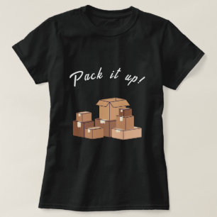 Packen Sie es in bewegliche Felder ein T-Shirt