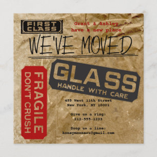 Packen Sie es oben ein! Bewegliche Mitteilung Ankündigung