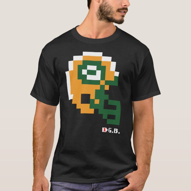 Packer Tecmo Bowl Helmet T - Shirt (Vorderseite)