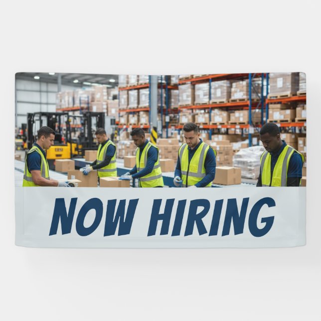 Packers & Shippers JETZT HIRING Banner - Custom (Horizontal)
