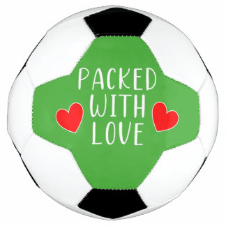Packet mit Liebe Soccer Ball