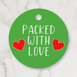 Packet mit Liebe-Tags Geschenkanhänger