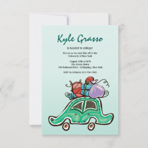 Packet und bereit für die Einladung