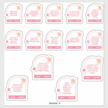 Packpaket Set der täglichen Erinnerung motivierend