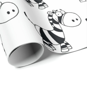 Packpapier - Baby Zebra